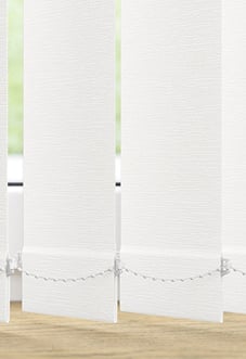 Toulouse (Blackout), Textured Grey - Vertical Blind Slats